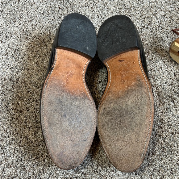 Allen Edmonds Bridgeton Black Leather Tassel Loafers size 9 C narrow - Picture 8 of 15